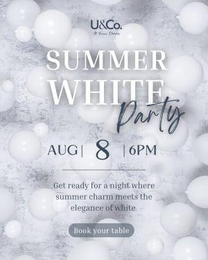 Summer White Party at U&Co, Vale do Lobo