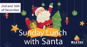 Sunday Lunch with Santa at Wild Fire