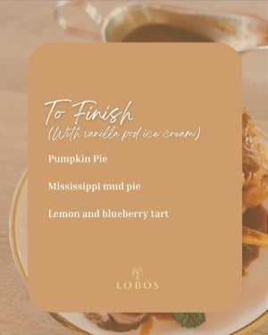 Thanksgiving Lobos American Feast