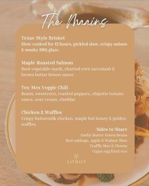 Thanksgiving Lobos American Feast