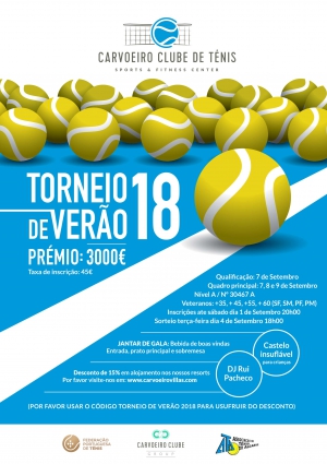 Summer Tournament 2018 at Carvieiro Tennis Club