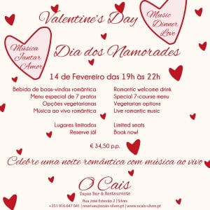 Valentine's Dinner O Cais Restaurant Silves