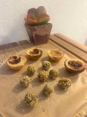Vegan Pastel de Nata O Cais Café