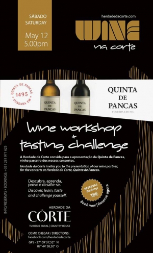 Wine Workshop & Tasting Challenge at Herdade da Corte