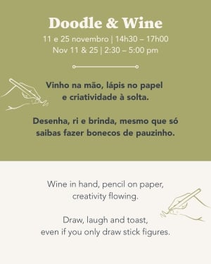 Workshop Doodle & Wine