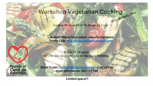 Vegetarian Cooking Workshop in aid of Dogs & Cats