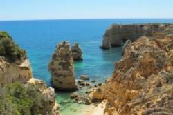 Praia da Marinha Beach