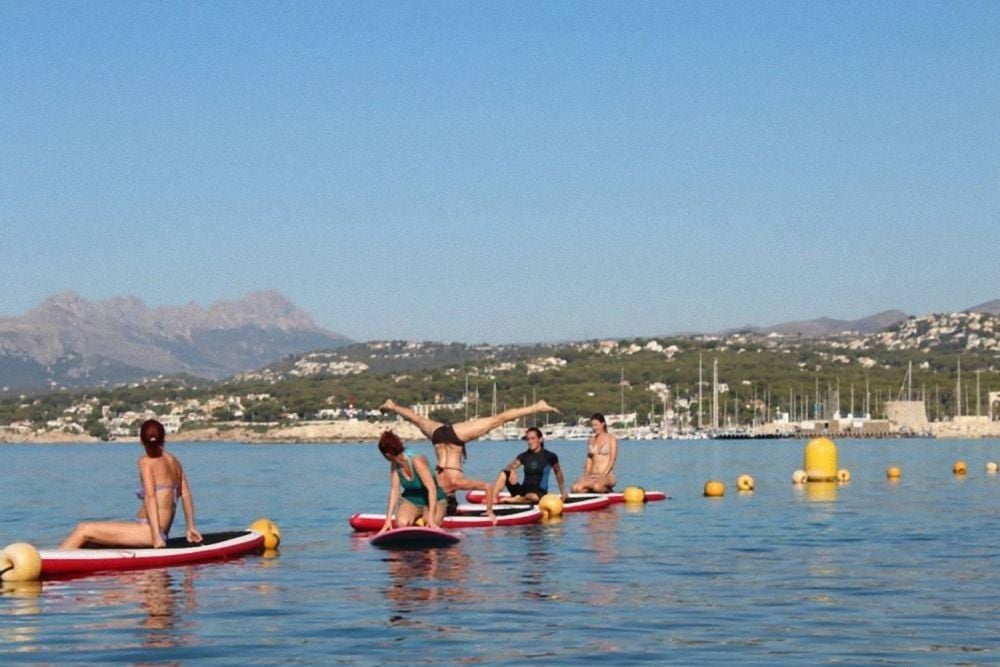 Yoga & Stand Up Paddle breaks in Denia, Alicante