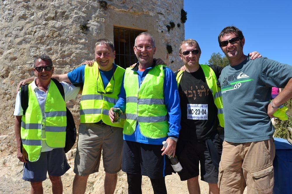 All smiles for the Mirador challenge, Javea