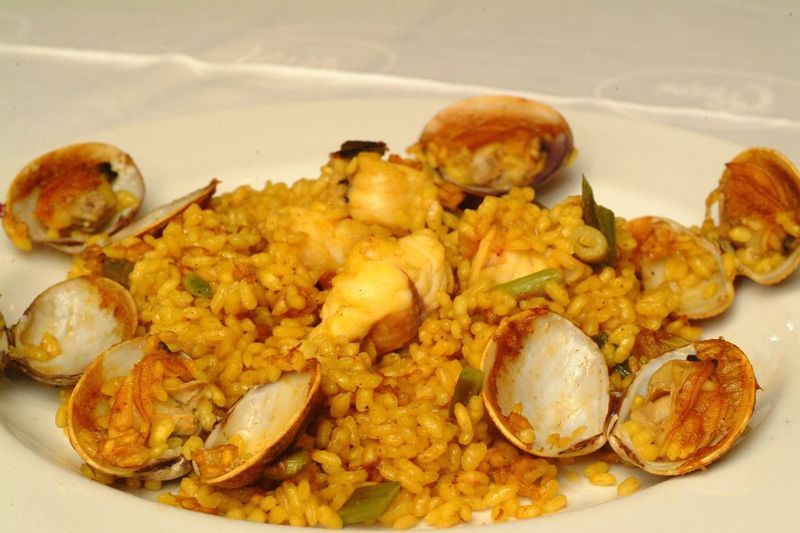 Valencian rice is perfect for absorbing flavours