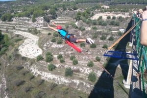 Alcoi: 3-Second Free Fall Bungee Jumping Trip and Instructor