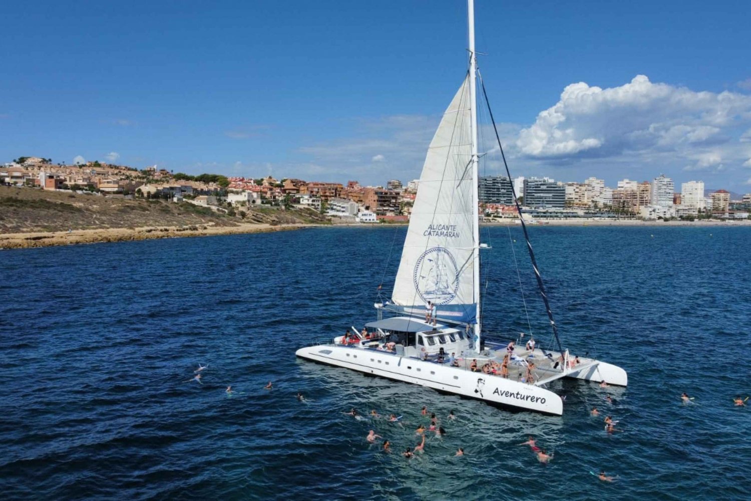 Alicante: 3-Hour Coastal Catamaran Cruise with Snorkeling