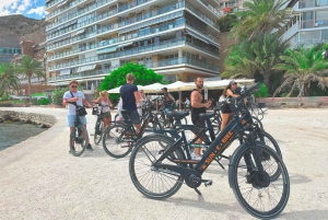 Alicante: Snorkel cove on E-Bike tour and paddel surf