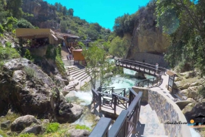 Alicante Benidorm: cascada del Algar y castillo de Guadalest en coche
