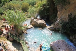 Alicante Benidorm: cascada del Algar y castillo de Guadalest en coche