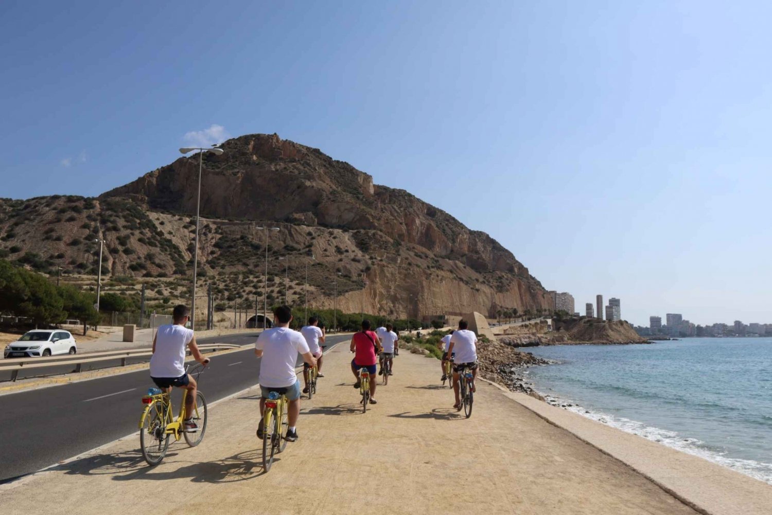 Alicante: Calas and Beaches Bike Tour with Snorkeling