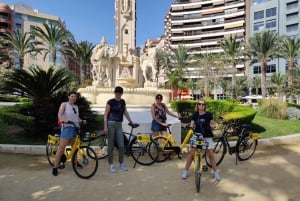 Alicante: cykeltur till staden och stranden