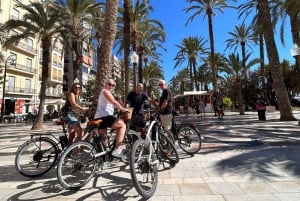 Pyöräretki Alicanten kaupungissa. Vain pienille ryhmille