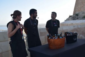 Alicante : dégustation de bières artisanales au château de Santa Barbara