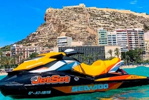 Alicante: Aproveite a vida. Atividade mista de Ebike, Snorkel e Jetski
