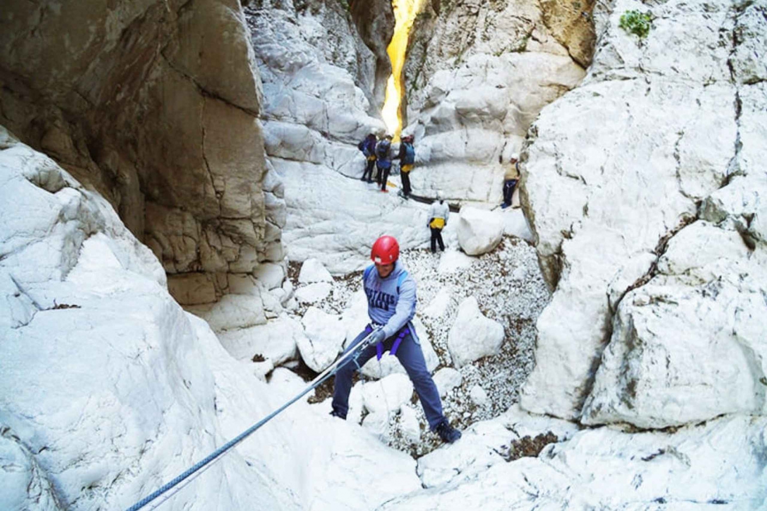 Alicante: Guided Canyoning Experience in The Ravine of Hell