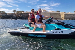 Alicante: Wycieczka skuterem wodnym na wyspę Tabarca z przekąskami