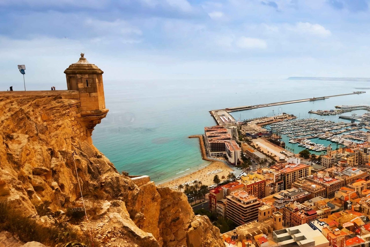 Alicante: Privat tur til Santa Bárbara-slottet