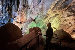 Alicante: Private visit to Cuevas del Canelobre and Flamenco Show in a van