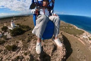 Alicante: Santa Pola, Benidorm Tandem Paragliding Experience