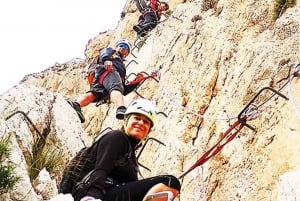 Alicante: Via Ferrata del Ponoig Guidet vandring og klatring