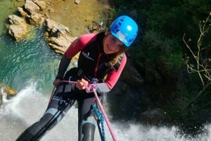 Anna: canyoning in Gorgo de la escalera