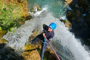 Anna: canyoning in Gorgo de la escalera