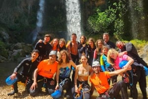 Anna: canyoning in Gorgo de la escalera