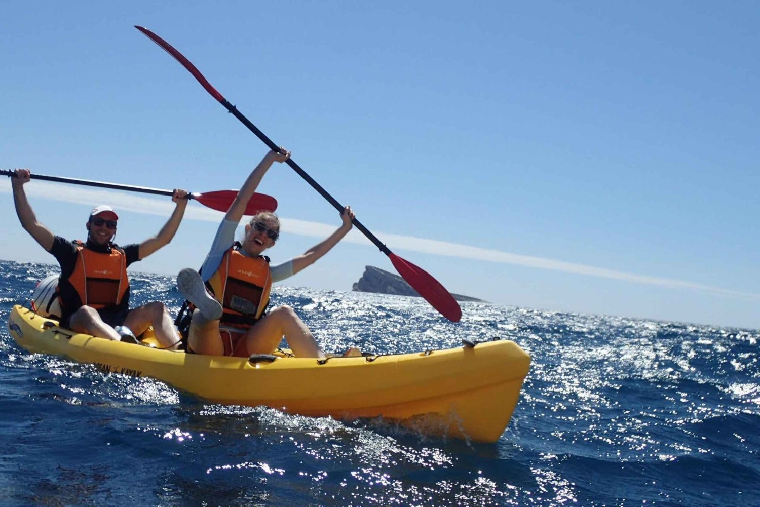 Benidorm: Guided Kayak Tour with Snorkeling and Photos