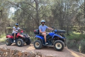 Benidorm: Tour en quad biplaza con parada en unas cascadas para bañarse