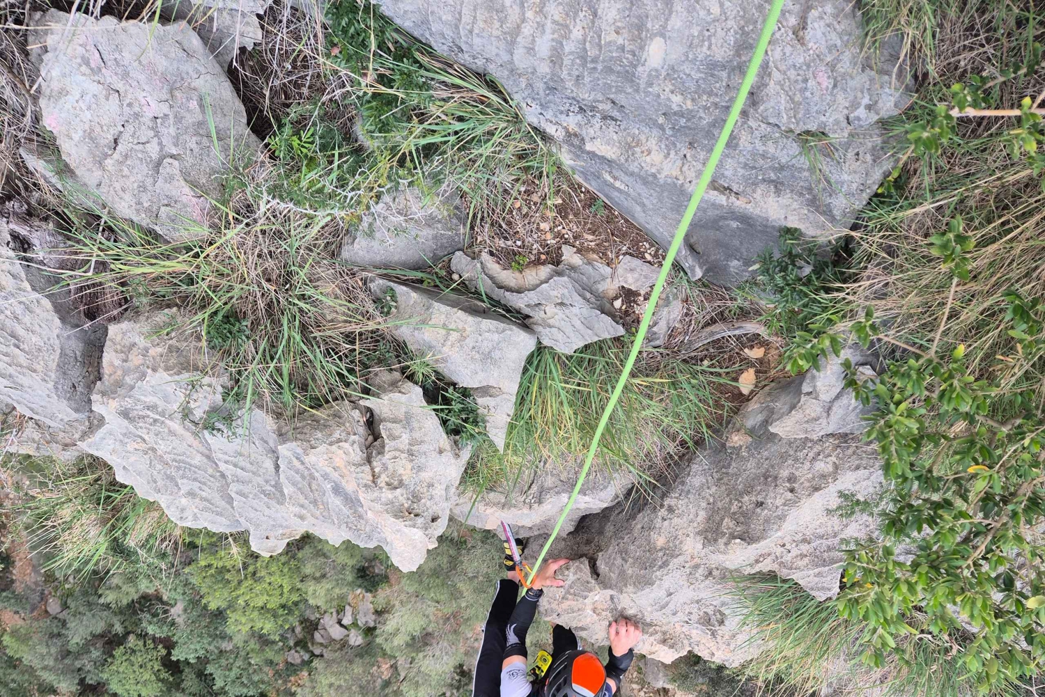 Finestrat (Alicante): Lång klättring i Puig Campana