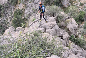Finestrat (Alicante): Lång klättring i Puig Campana