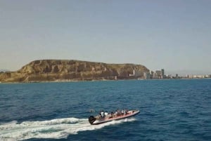 From Alicante: Speedboat tour with stop for swimming