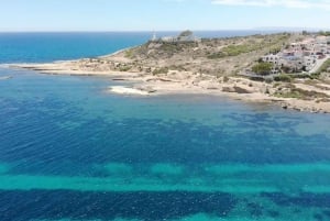 From Alicante: Speedboat tour with stop for swimming