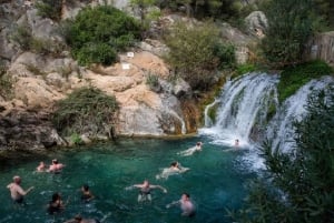 Fra Benidorm: Tur til Algar-fossene med transport