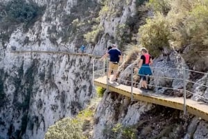 Denia & Javea to Relleu's Thrilling Canyon Walkway