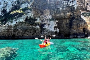 Jávea: Cala Portixol Kayak Tour with Snorkel & Cliff Jumping