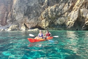 Jávea: Cala Portixol Kayak Tour with Snorkel & Cliff Jumping