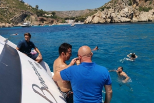 Javea: Portitxol Island Motor Catamaran Trip with Meal