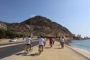 Alicante: Calas og strande E-Bike-tur med snorkling