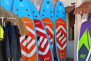 San Juan Beach: Paddle Surf Table rental + Snack and Drink