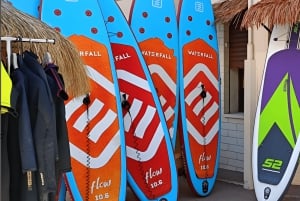 San Juan Beach: Paddle Surf Table rental + Snack and Drink