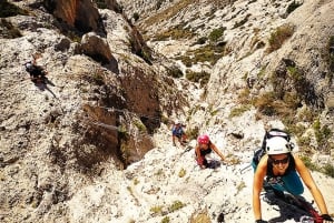 Villena : Demi-journée guidée Via Ferrata Sierra de la Villa