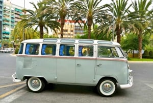 Tour d'epoca intorno ad Alicante in autentici furgoni Kombi T1