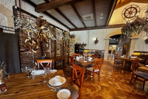 地元のワイナリー訪問：アリカンテ発、フォンディリョン博物館とアルマザラへのバンでの移動